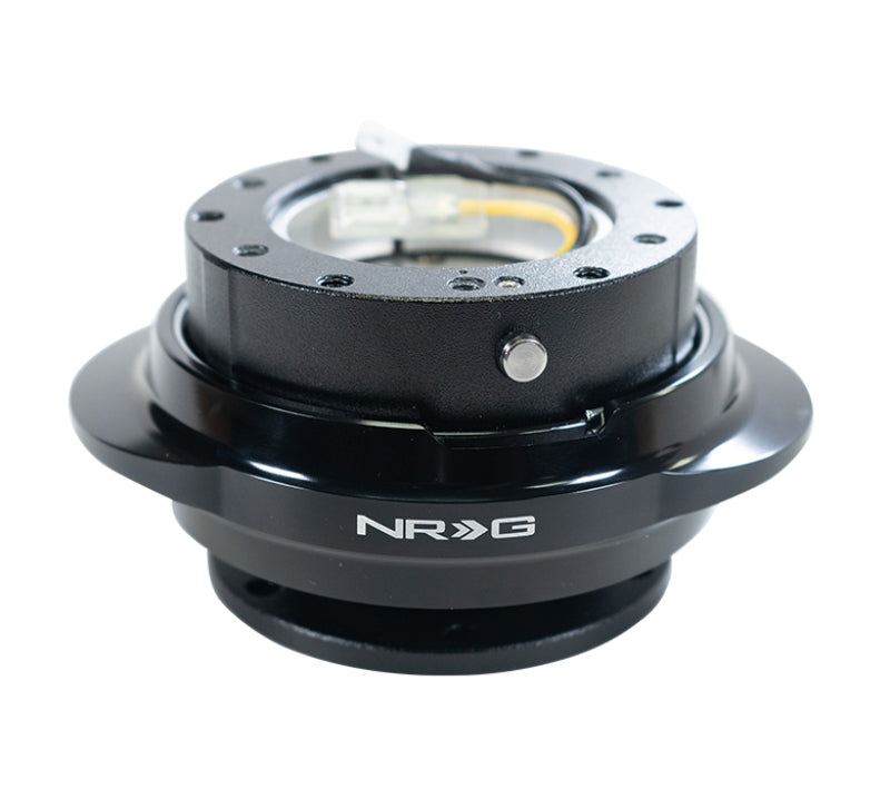 Load image into Gallery viewer, NRG Quick Release Gen 2.2 - Black Body / Shiny Black Oval Ring
