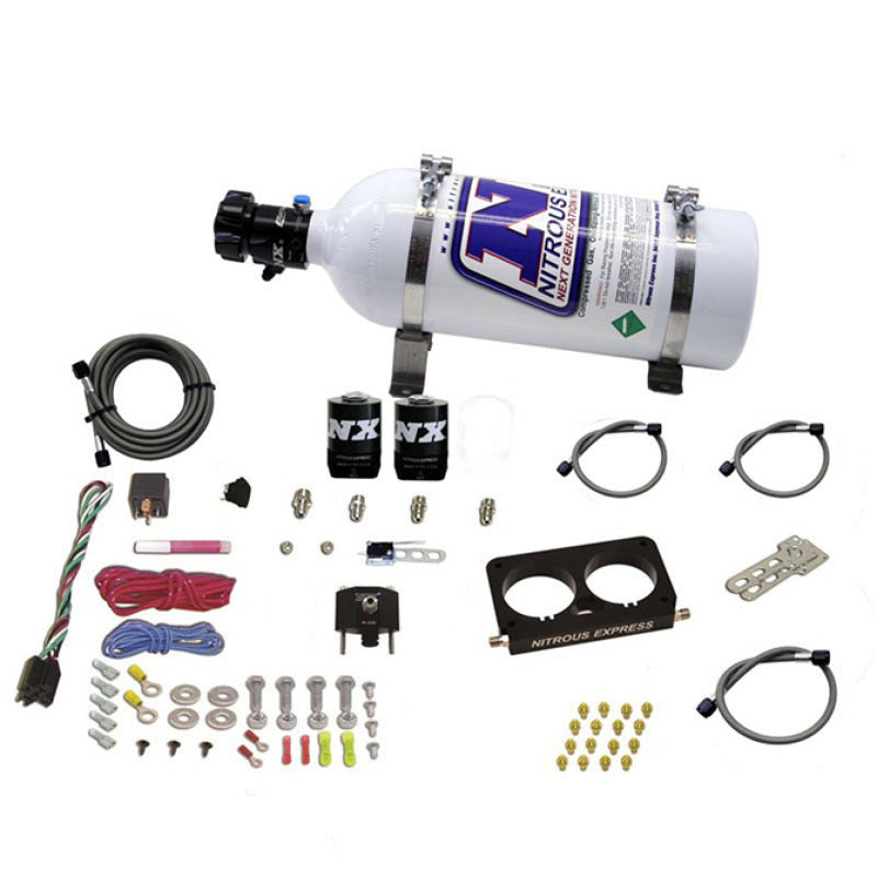 Load image into Gallery viewer, Nitrous Express 96-04 Ford Mustang Cobra 4 Valve (Stock TB) Nitrous Kit (50-300HP) w/5lb Bottle
