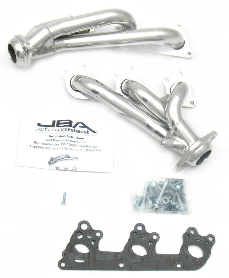 Load image into Gallery viewer, JBA 97-11 Ford Ranger 4.0L OHC w/Driver Side EGR 1-1/2in Primary Silver Ctd Cat4Ward Header
