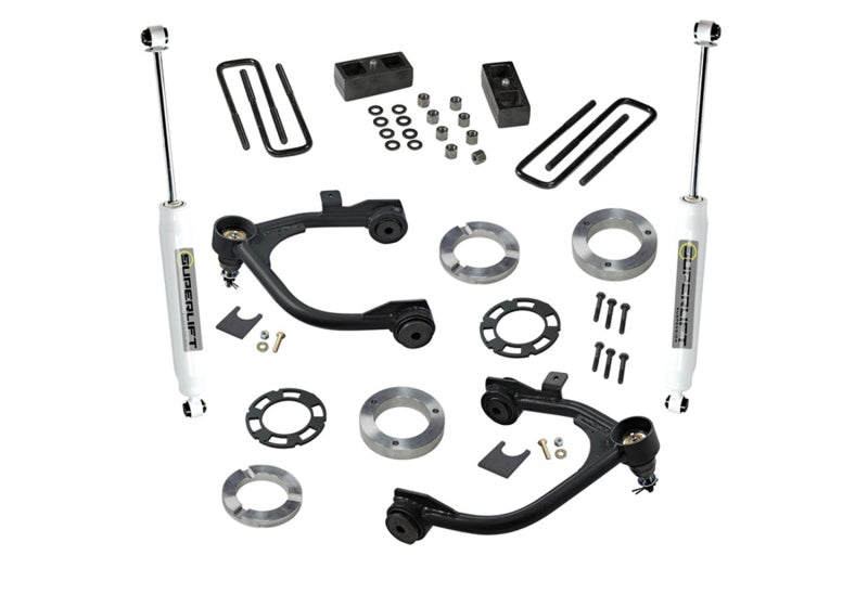 Load image into Gallery viewer, Superlift 19-20 Chevy Silverado 1500 (New Body) 3in GM Lift Kit 2WD and 4WD w/ Superlift Shocks
