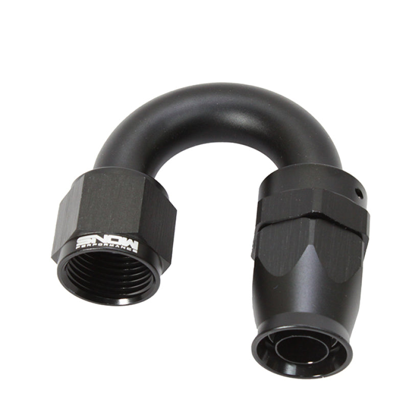 Load image into Gallery viewer, Snow -10AN 180 Degree PTFE Hose End (Black)
