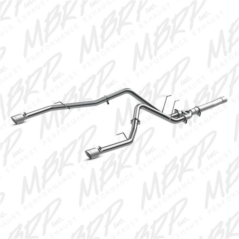 Load image into Gallery viewer, MBRP 2014 Dodge Ram 1500 3.0L EcoDiesel 2.5in Filter Back Exhaust Dual Split Rear Exit Alum
