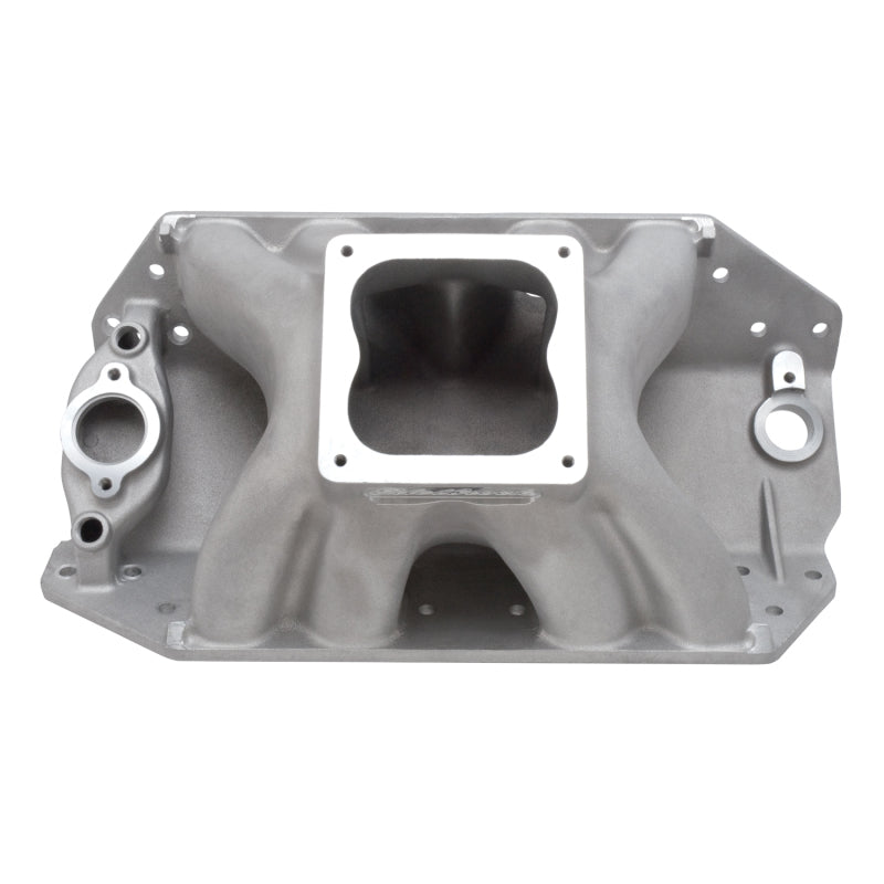 Load image into Gallery viewer, Edelbrock Manifold Big Victor II BBC w/ Edelbrock Profiler or Dart Big Chief Heads Dominator Flange
