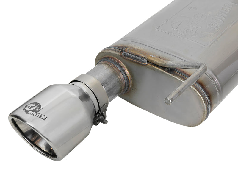 Load image into Gallery viewer, aFe MACH Force-Xp SS Axle Back Exhaust w/Polished Tips 15-17 Ford Mustang GT V8-5.0L
