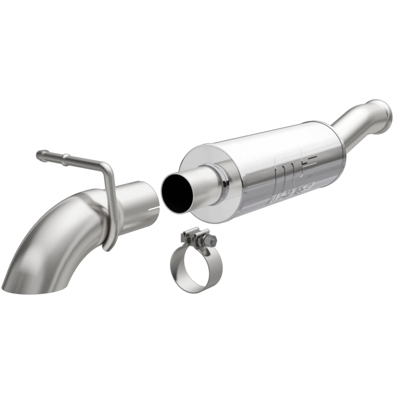 Load image into Gallery viewer, MagnaFlow 18-19 Jeep Wrangler 3.6L 2.5in Turndown Exit Stainless Steel Cat-Back Exhaust
