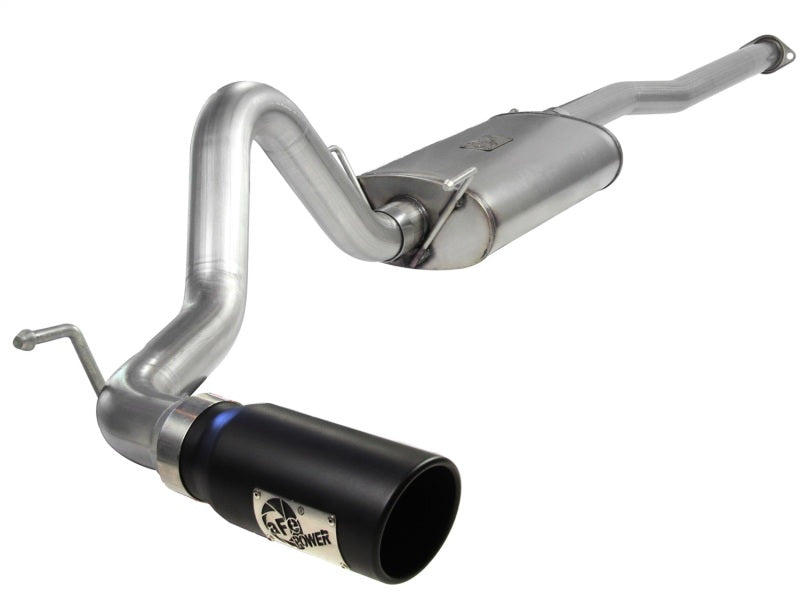 Load image into Gallery viewer, aFe MACH Force XP 3in Cat-Back Stainless Steel Exhaust System w/Black Tip Toyota Tacoma 13-14 4.0L
