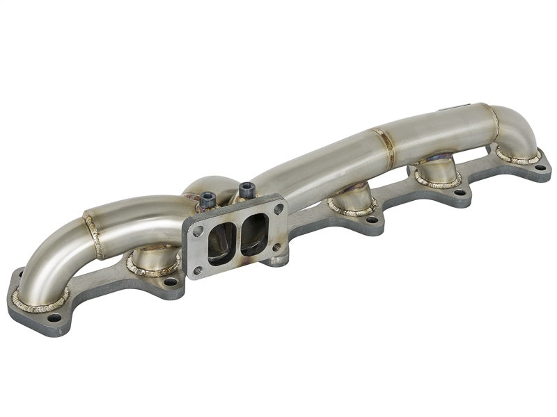 Load image into Gallery viewer, aFe Twisted Steel Header w/ Turbo Manifold 03-07 Dodge Diesel L6-5.9L
