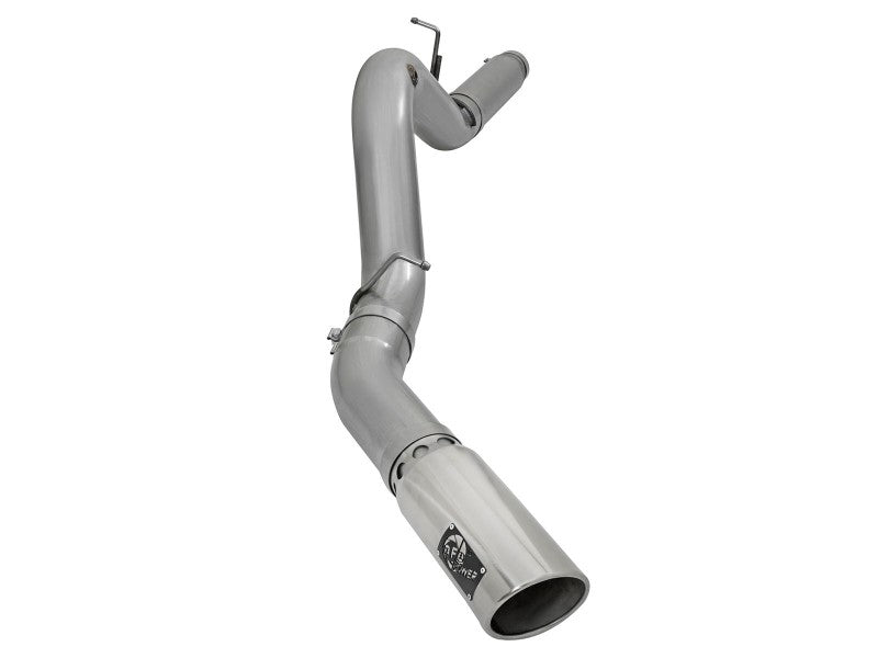Load image into Gallery viewer, aFe LARGE Bore HD 5in Exhausts DPF-Back SS w/ Pol Tips 16-17 GM Diesel Truck V8-6.6L (td) LML/L5P
