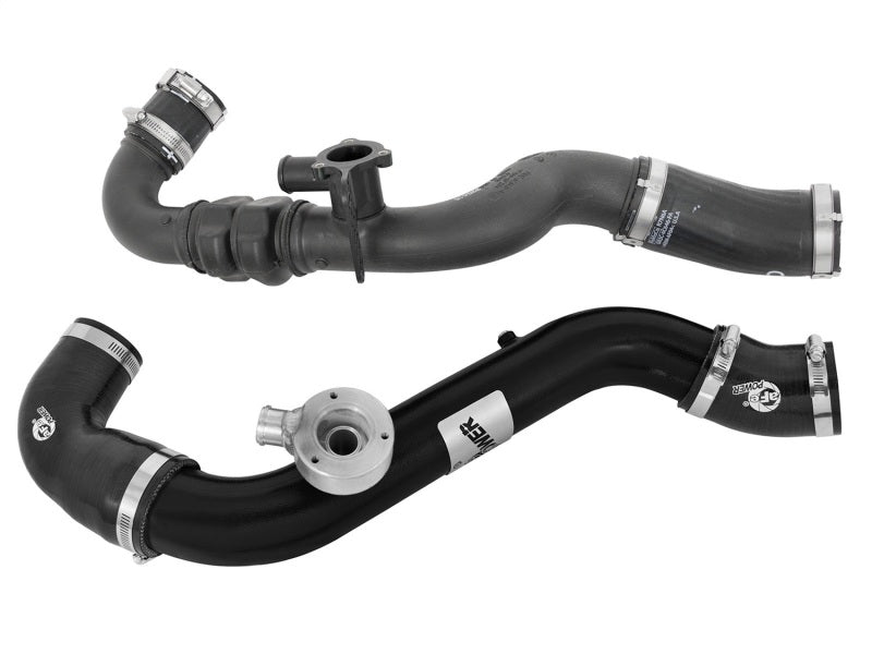 Load image into Gallery viewer, aFe BladeRunner Intercooler Tubes Black Hot/Cold Side for 15-16 Ford Mustang EcoBoost I4-2.3L (t)
