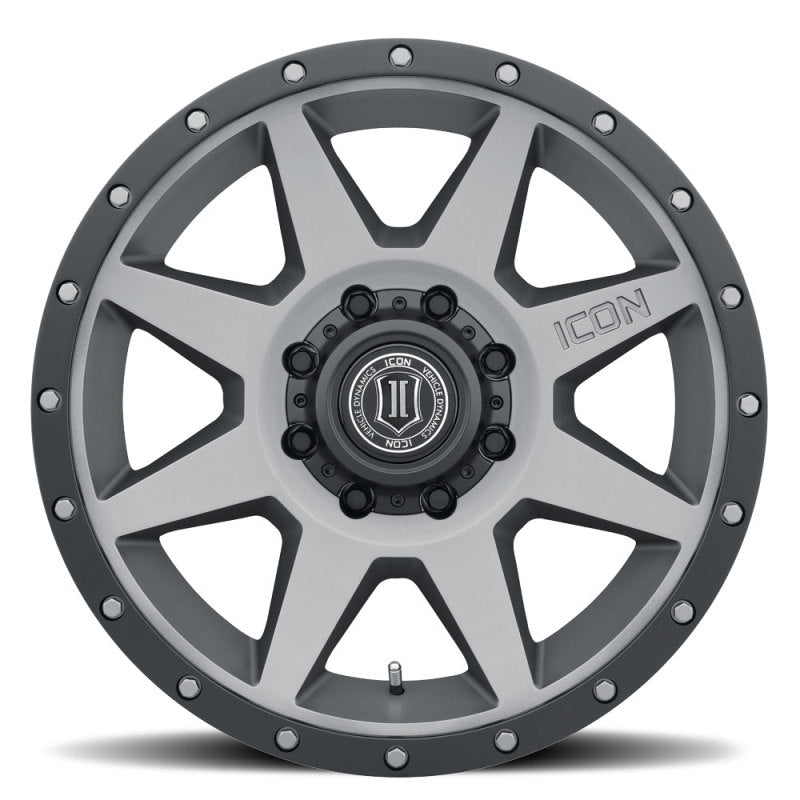 Load image into Gallery viewer, ICON Rebound 20x9 8x180 12mm Offset 5.5in BS Titanium Wheel
