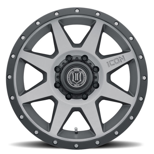 ICON Rebound 20x9 8x180 12mm Offset 5.5in BS Titanium Wheel