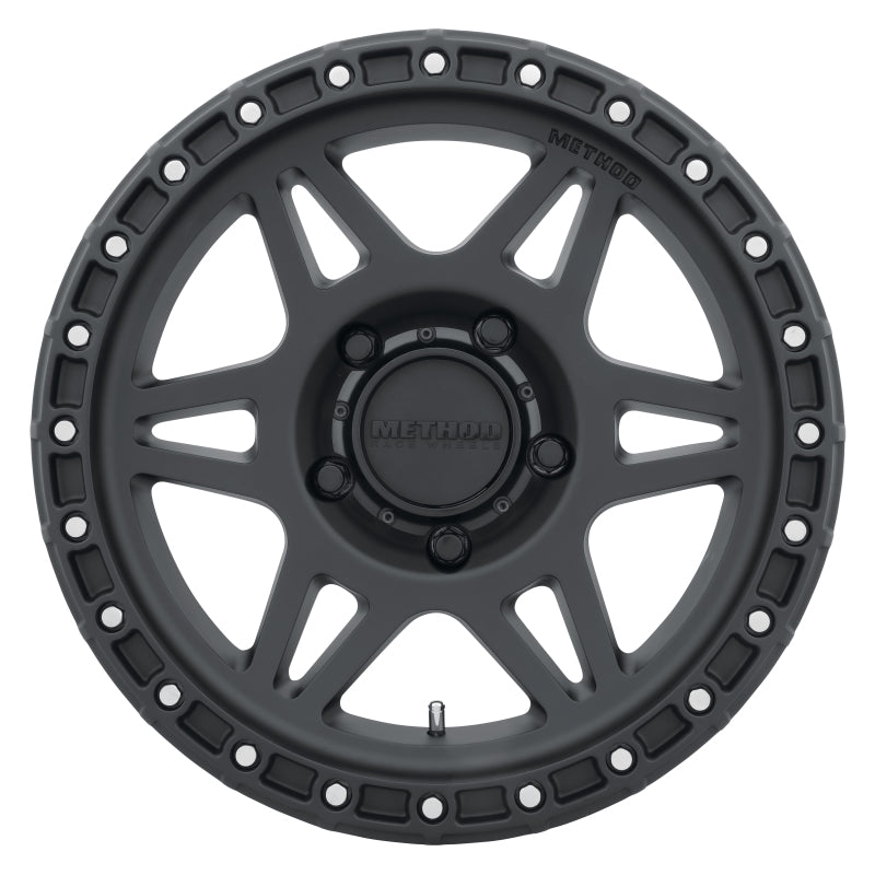Load image into Gallery viewer, Method MR312 17x8.5 0mm Offset 5x5.5 108mm CB Matte Black Wheel
