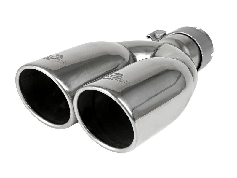 Load image into Gallery viewer, aFe Vulcan Series 2.5in 304 SS Axle-Back Exhaust Polished 07-18 Jeep Wrangler (JK) V6-3.6/3.8L
