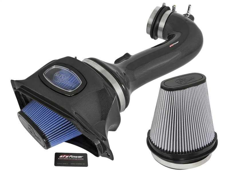 Load image into Gallery viewer, aFe Momentum Carbon Fiber Cold Air Intake System PDS/P5R 15-16 Chevrolet Corvette Z06 V8-6.2L
