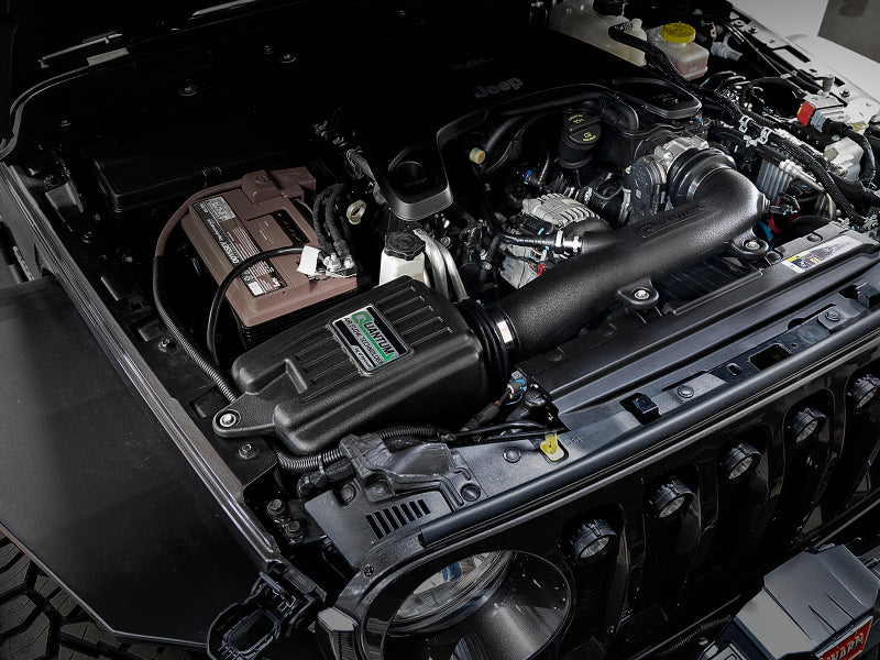 Load image into Gallery viewer, aFe Quantum Pro Dry S Cold Air Intake System 18-19 Jeep Wrangler (JL) V6-3.6L
