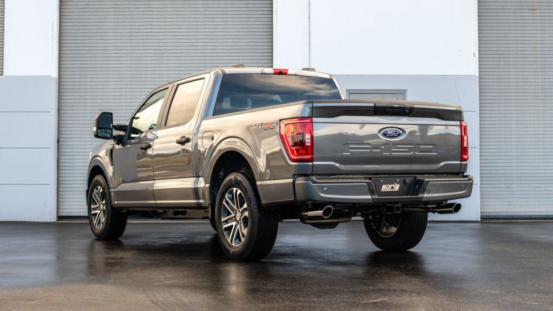 Load image into Gallery viewer, Borla F-150 2021 5.0L 4dr CC SB EC STB Lariat/KR/Platinum/LTD 3/2.25 SRE Cat-Back Touring CHR Tips
