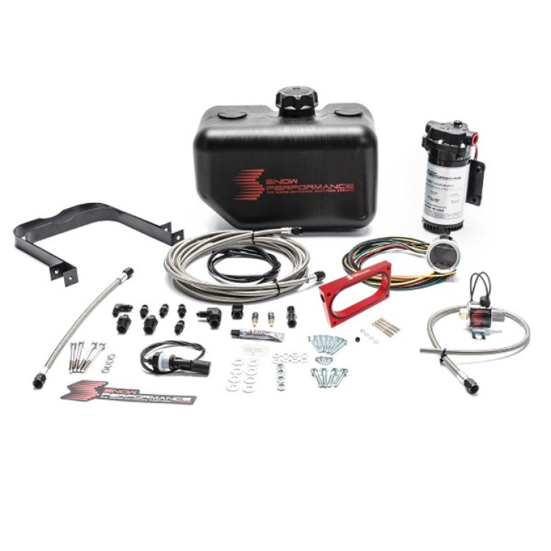Load image into Gallery viewer, Snow Performance 05-10 Mustang Stg 2 Boost Cooler Water Injection Kit (SS Braided Line &amp; 4AN)
