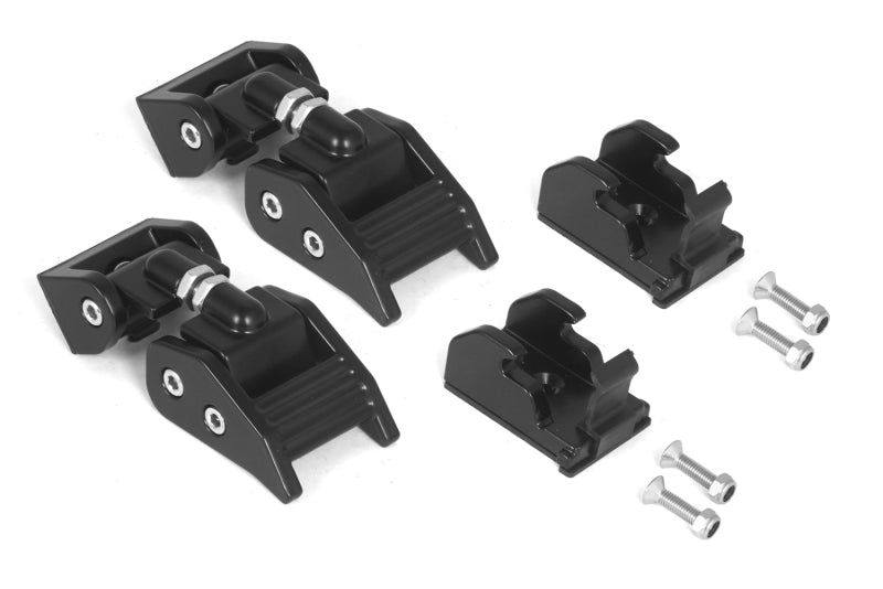 Load image into Gallery viewer, Rugged Ridge 97-06 Jeep Wrangler TJ Black Aluminum Hood Catches
