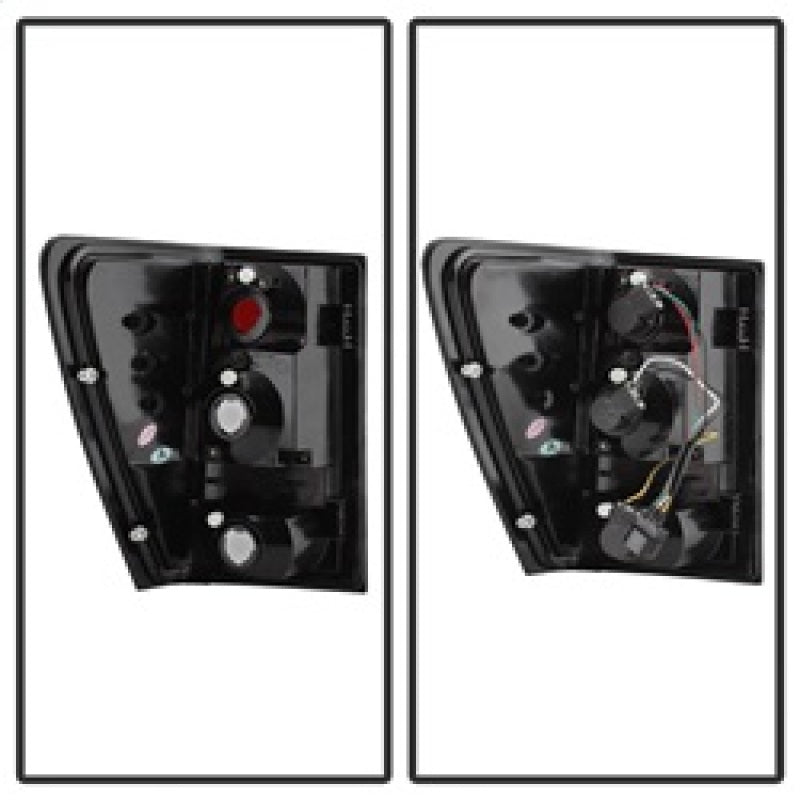 Load image into Gallery viewer, Spyder Jeep Grand Cherokee 05-06 Euro Style Tail Lights Smoke ALT-YD-JGC05-SM
