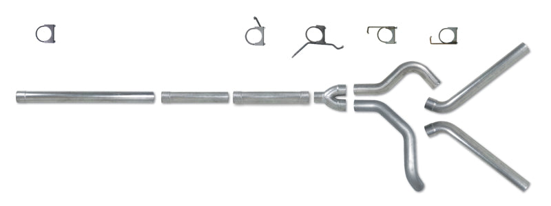 Load image into Gallery viewer, Diamond Eye KIT 4in Catback MFLR RPLCMENT PIPE DUAL SS: 2004.5-2007.5 DODGE CUMMINS 600
