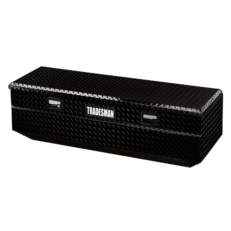 Load image into Gallery viewer, Tradesman Aluminum Flush Mount Truck Tool Box (48in.) - Black

