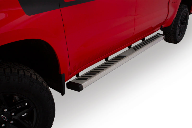 Load image into Gallery viewer, Lund 07-17 Chevy Silverado 1500 Ext. Cab Summit Ridge 2.0 Running Boards - Stainless
