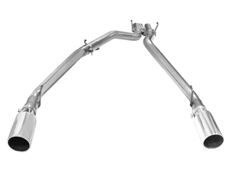Load image into Gallery viewer, aFe MACHForce XP DPF-Back Exhaust 3in SS w/ 5in Polished Tips 2014 Dodge Ram 1500 V6 3.0L EcoDiesel
