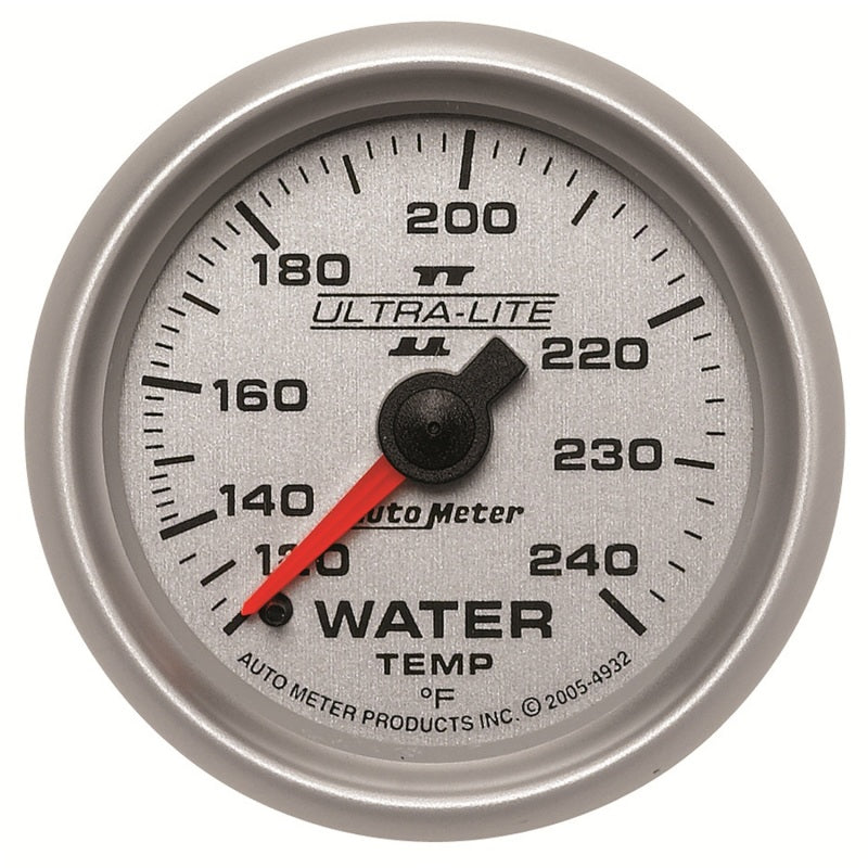 Load image into Gallery viewer, Autometer Ultra-Lite II 52mm 120-240 Deg F Mechanical Water Temp Gauge
