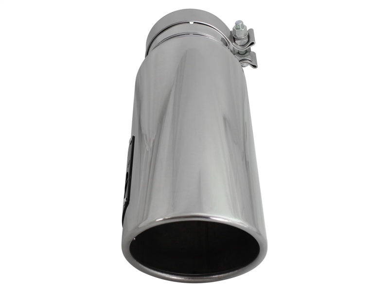 Load image into Gallery viewer, aFe Diesel Exhaust Tip Bolt On Polished 4in Inlet x 5in Outlet x 15in
