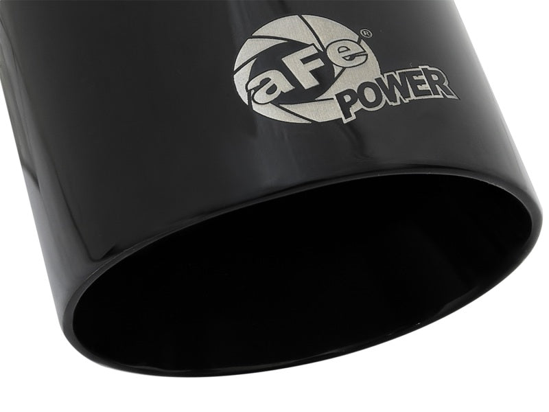 Load image into Gallery viewer, aFe MACH Force-Xp Universal 409 SS Single-Wall Clamp-On Exhaust Tip - Black
