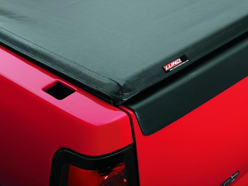 Load image into Gallery viewer, Lund 02-17 Dodge Ram 1500 (8ft. BedExcl. Beds w/Rambox) Genesis Roll Up Tonneau Cover - Black
