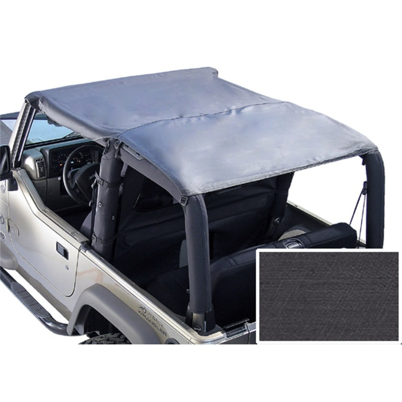 Load image into Gallery viewer, Rugged Ridge Roll Bar Top Black Diamond 76-86 Jeep CJ7&amp;87-91 Jeep Wrangler YJ
