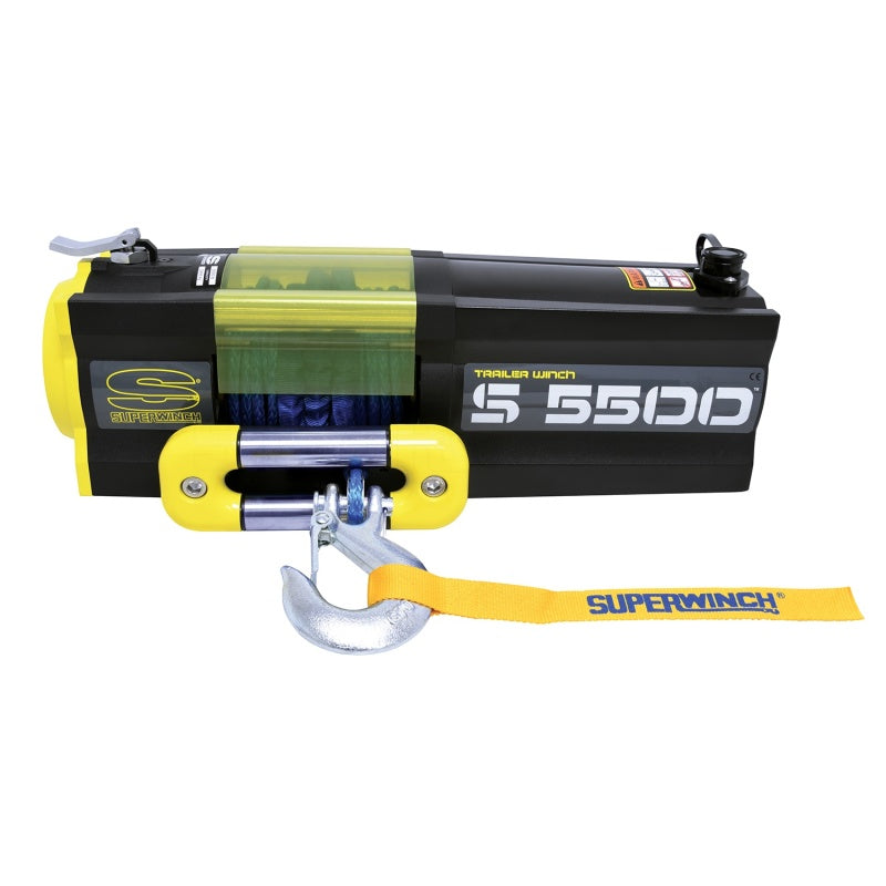 Load image into Gallery viewer, Superwinch 5500 LBS 12V DC 1/4in x 60ft Synthetic Rope S5500 Winch
