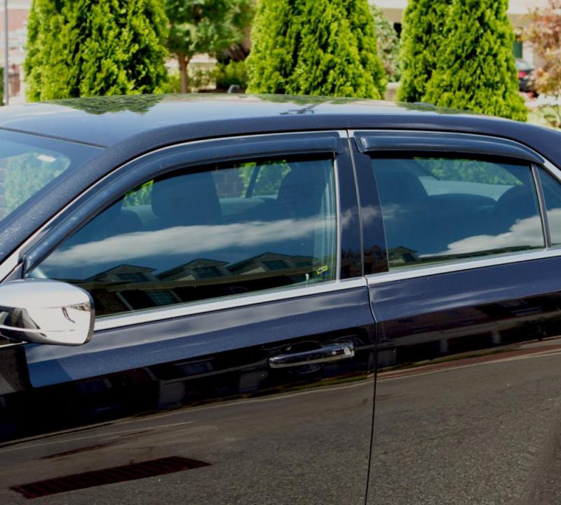 Load image into Gallery viewer, AVS 15-18 Chevy Colorado Crew Cab Ventvisor Outside Mount Window Deflectors 4pc - Smoke
