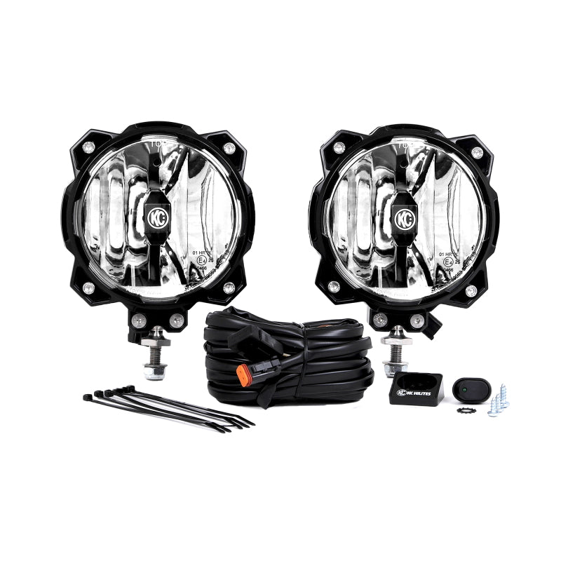 Load image into Gallery viewer, KC HiLiTES 6in. Pro6 Gravity LED Light 20w Single Mount Spot Beam (Pair Pack System)

