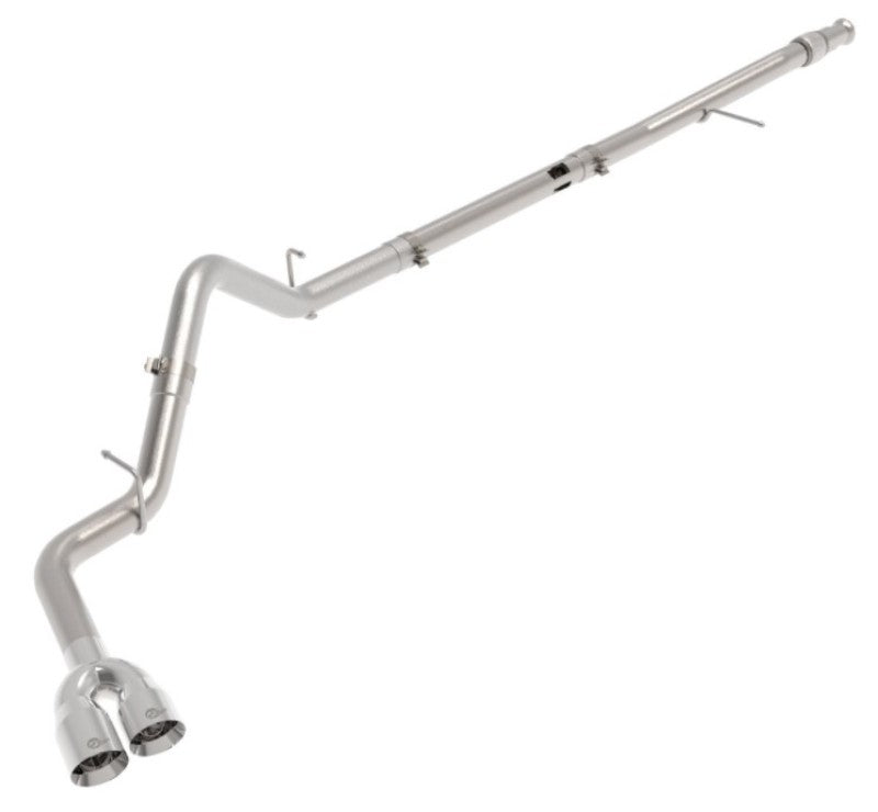 Load image into Gallery viewer, aFe Rebel XD Series 3in 304SS DPF-Back 20-21 GM Trucks L6-3.0L (td) LM2 - Dual Polished Tip
