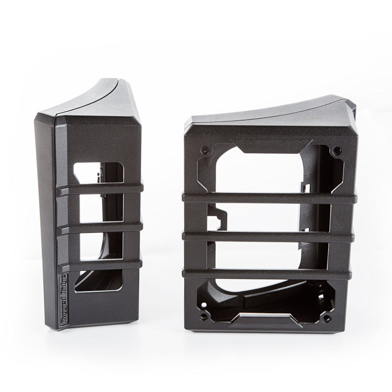 Load image into Gallery viewer, Rugged Ridge 07-18 Jeep Wrangler JK Black Elite Tail Light Guards
