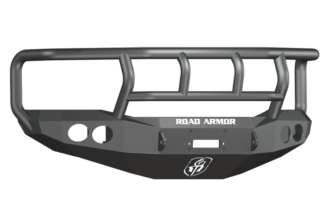 Road Armor 06-09 Dodge 2500 Stealth Front Winch Bumper w/Titan II Guard - Tex Blk
