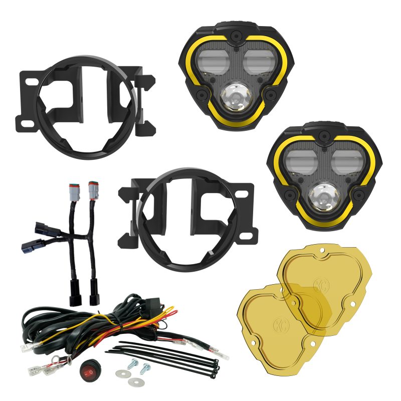 Load image into Gallery viewer, KC HiLiTES FLEX ERA 3 Dual Mode SAE Fog Lights - 2-Light Master Kit for Toyota Tacoma/4Runner/Tundra
