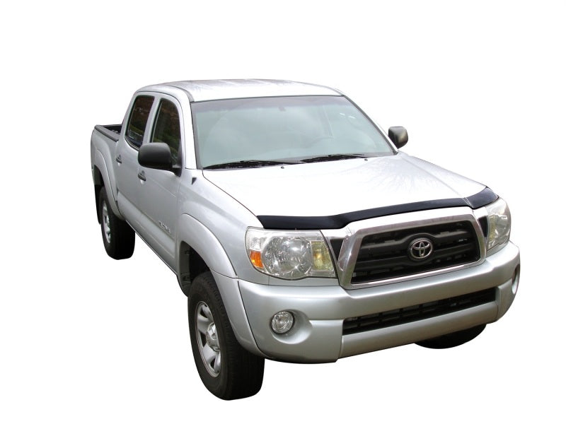 Load image into Gallery viewer, AVS 05-11 Toyota Tacoma Aeroskin Low Profile Acrylic Hood Shield - Smoke
