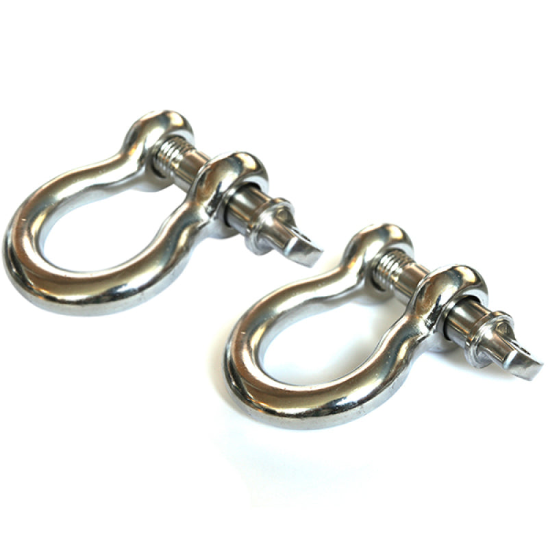 Load image into Gallery viewer, Rugged Ridge Stainless Steel 7/8in D-Shackles
