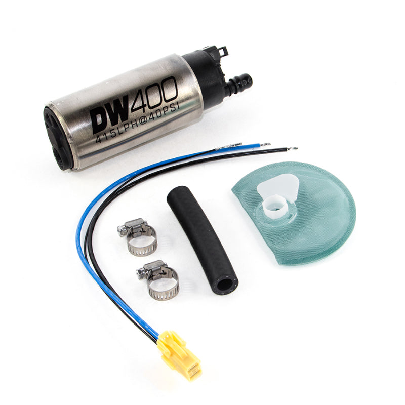 Load image into Gallery viewer, DeatschWerks 415LPH DW400 In-Tank Fuel Pump w/ 9-1045 Install Kit 05-10 Ford Mustang (Except GT500)
