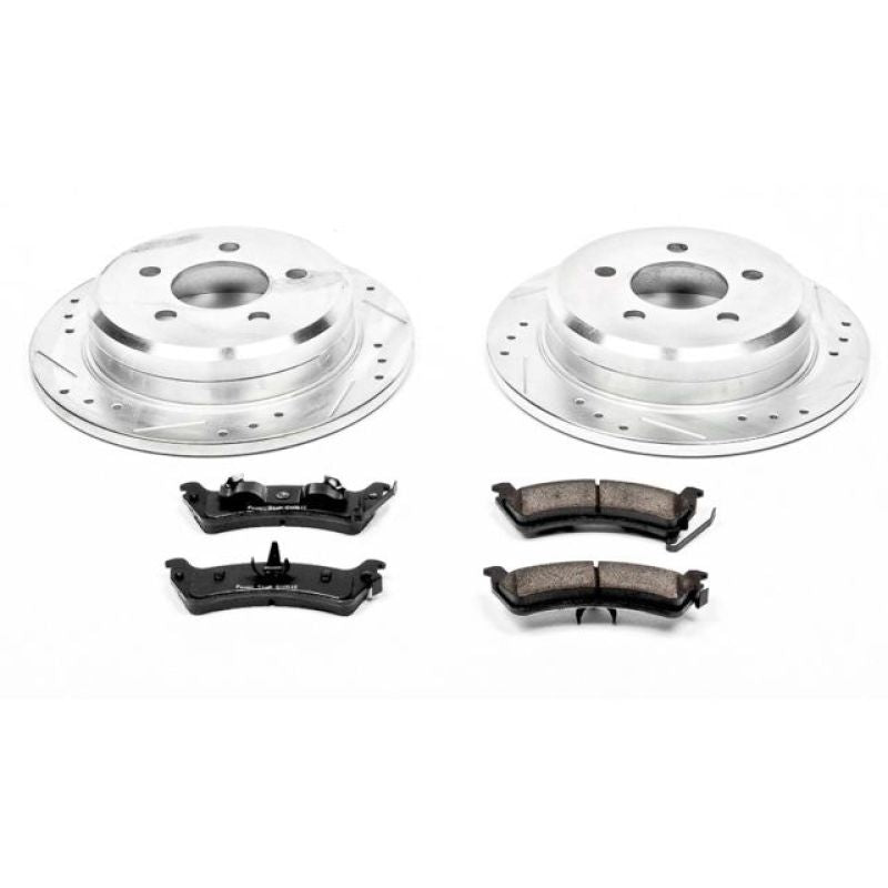 Load image into Gallery viewer, Power Stop 93-98 Jeep Grand Cherokee Rear Z23 Evolution Sport Brake Kit
