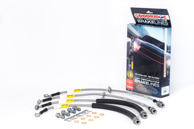 Load image into Gallery viewer, Goodridge 16-17 Chevrolet Camaro LT (w/ Brembo Calipers) SS Brake Lines
