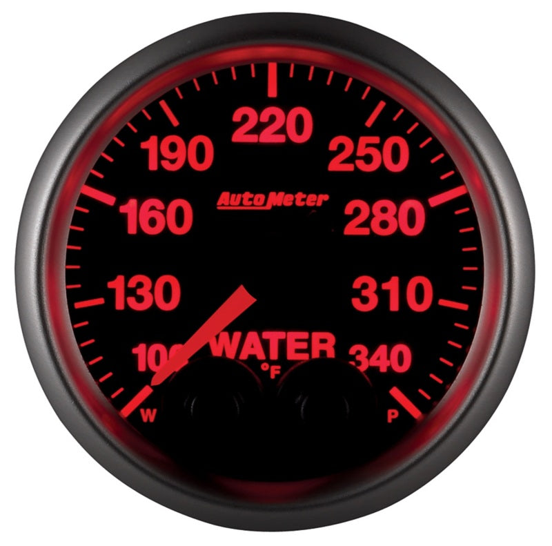 Load image into Gallery viewer, Autometer Elite 52mm 100-340 Deg F Water Temperature Peak and Warn Gauge w/ Electonic Control
