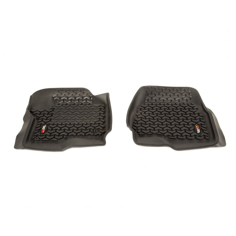 Load image into Gallery viewer, Rugged Ridge Floor Liner Front Black 2017-2018 Ford F-250 / F-350 / F-450 / F-550 Regular
