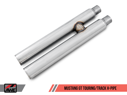 AWE Tuning S550 Mustang GT Cat-Back Exhaust - Track Edition (Chrome Silver Tips)
