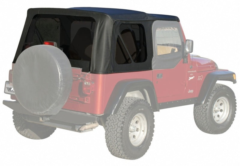 Load image into Gallery viewer, Rampage 1997-2006 Jeep Wrangler(TJ) OEM Replacement Top - Black Denim
