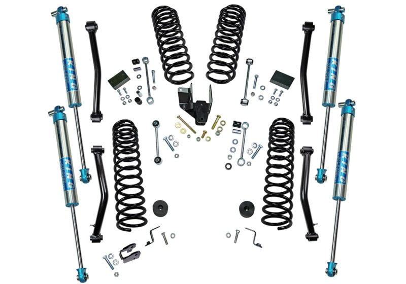 Load image into Gallery viewer, Superlift 18-20 Jeep Wrangler JL Unlimited - 4in Dual Rate Coil Lift Kit w/ King 2.0 Shocks
