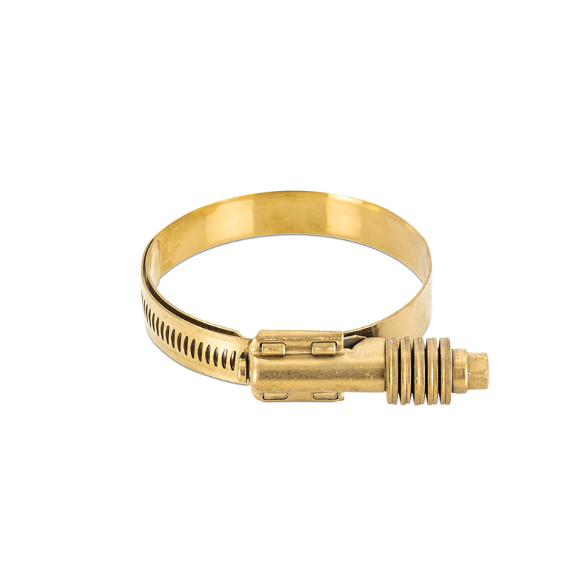 Load image into Gallery viewer, Mishimoto Constant Tension Worm Gear Clamp 1.77in.-2.60in. (45mm-66mm) - Gold
